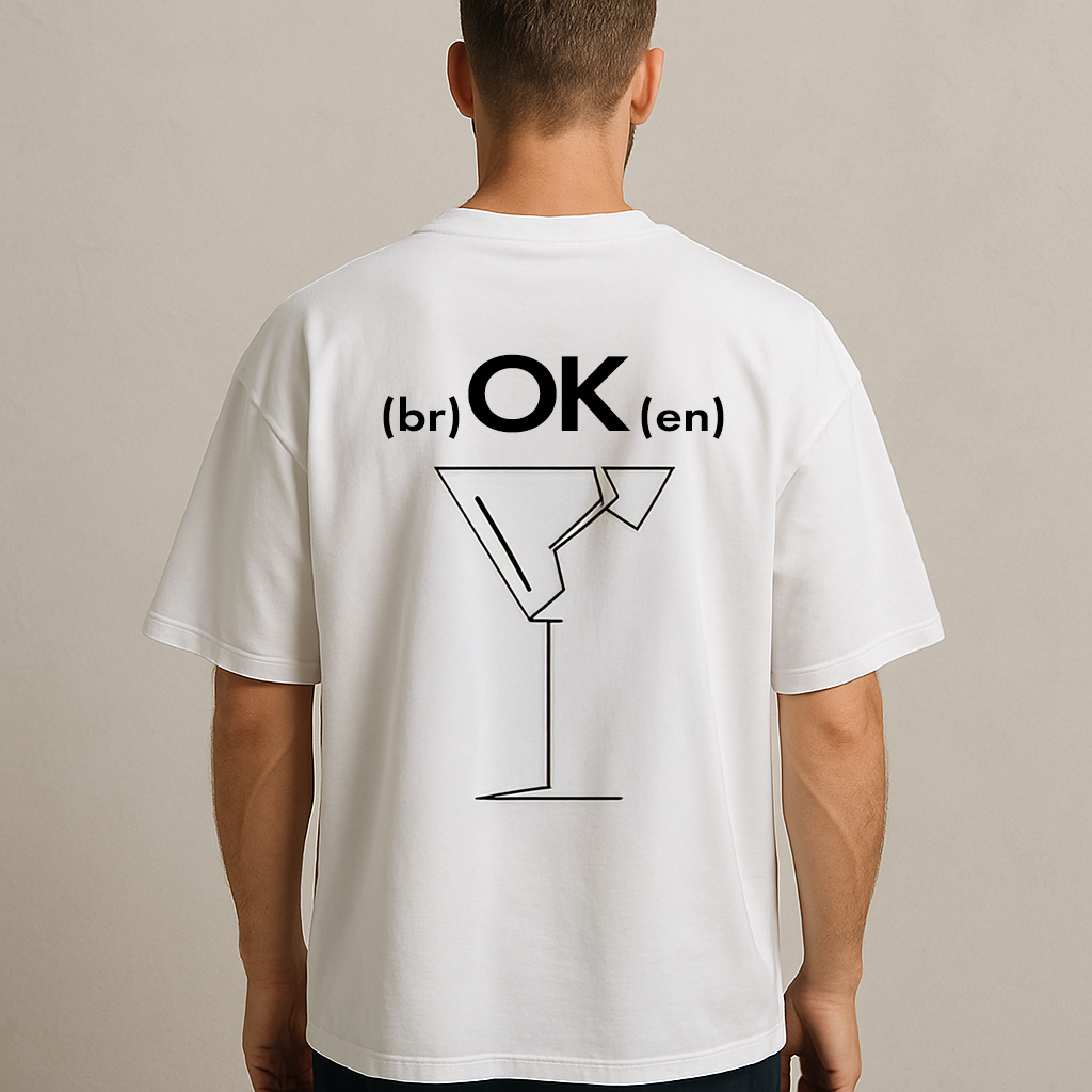 A brOKen Oversized Shirt