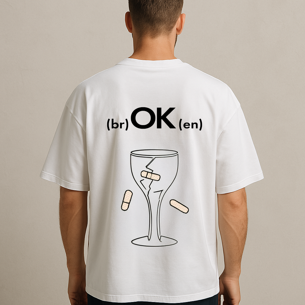 A brOKen Oversized Shirt