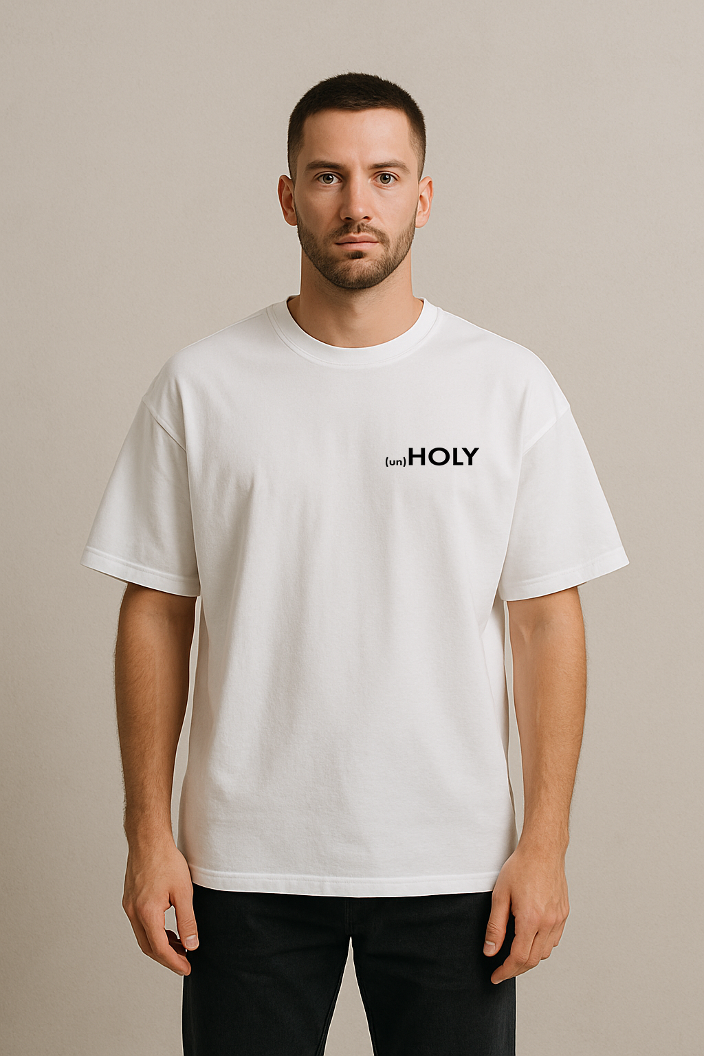 An unHOLY oversized shirt