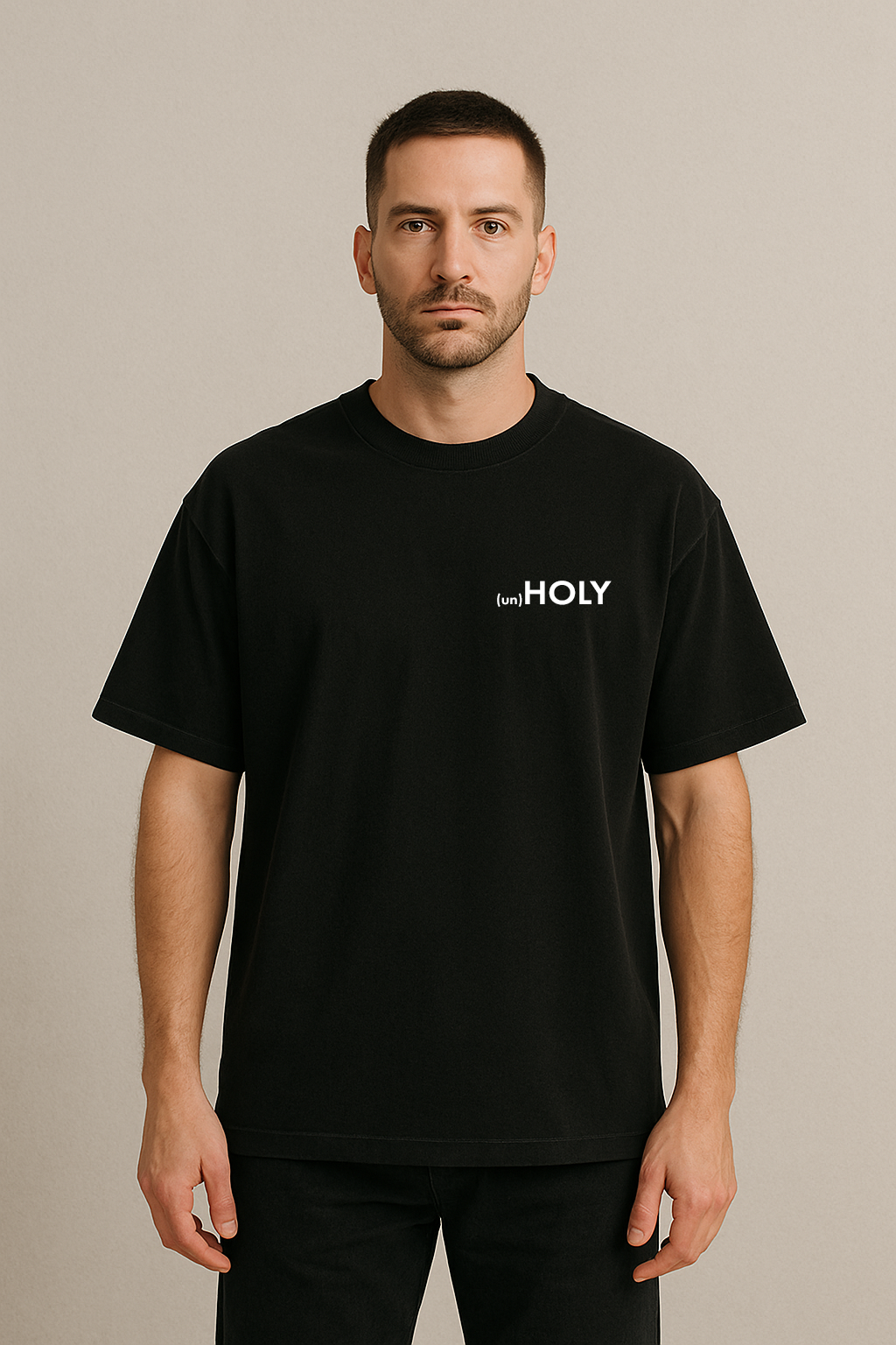 An unHOLY oversized shirt